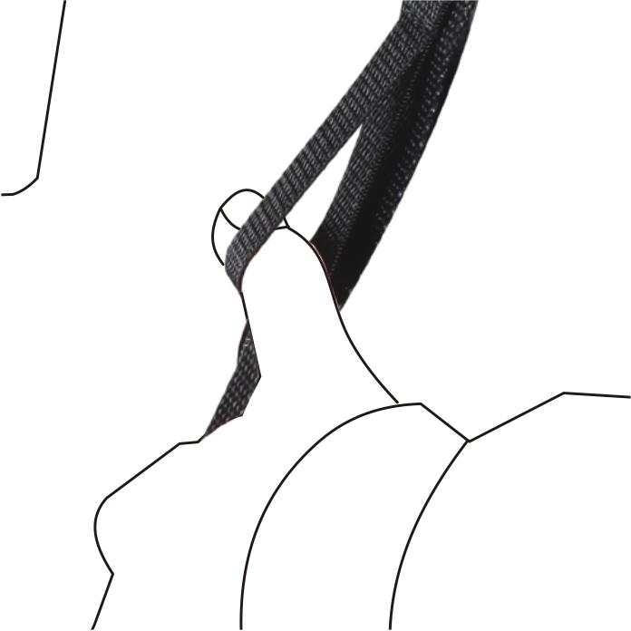 Sistema pulgar de la correa para fusil Vanguard Hugger 230C
