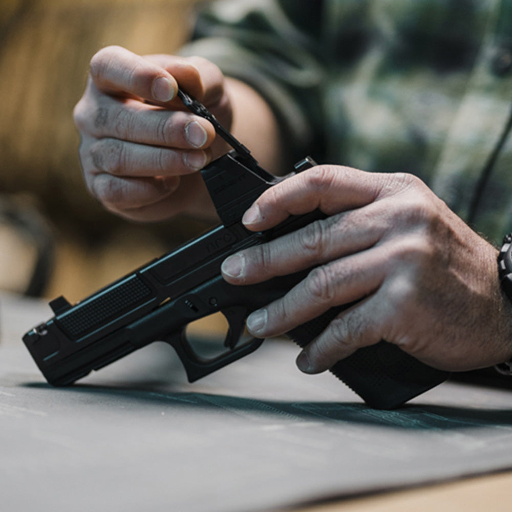 Visor de punto rojo multi-retícula OSIGHT X - 3 MOA + 32 MOA con carcasa OAL