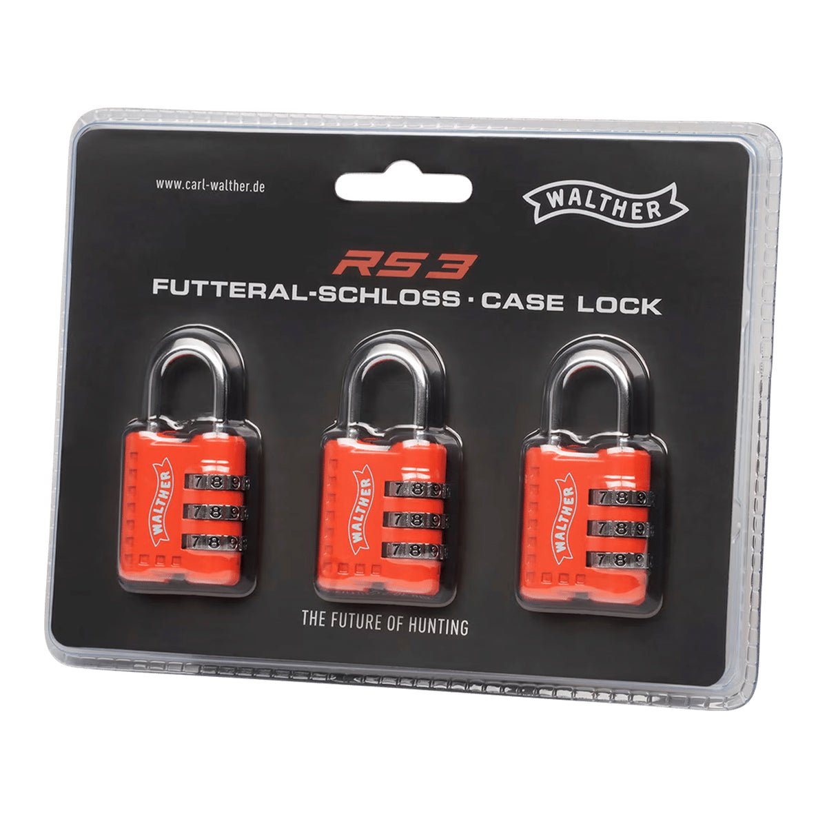Set 3 Candados de Seguridad para Estuche WALTHER RS3