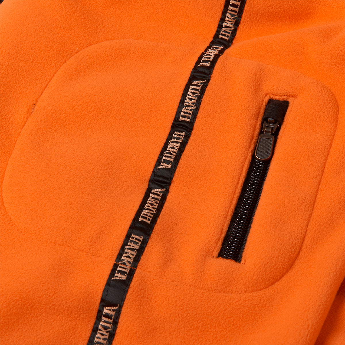 Chaqueta polar reversible Härkila Kamko con Gore-Tex y Cortavientos color verde naranja