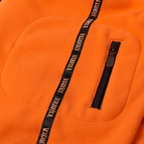 Chaqueta polar reversible Härkila Kamko con Gore-Tex y Cortavientos color verde naranja