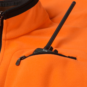 Chaqueta polar reversible Härkila Kamko con Gore-Tex y Cortavientos color verde naranja