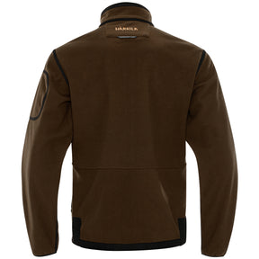 Chaqueta polar reversible Härkila Kamko con Gore-Tex y Cortavientos color verde naranja