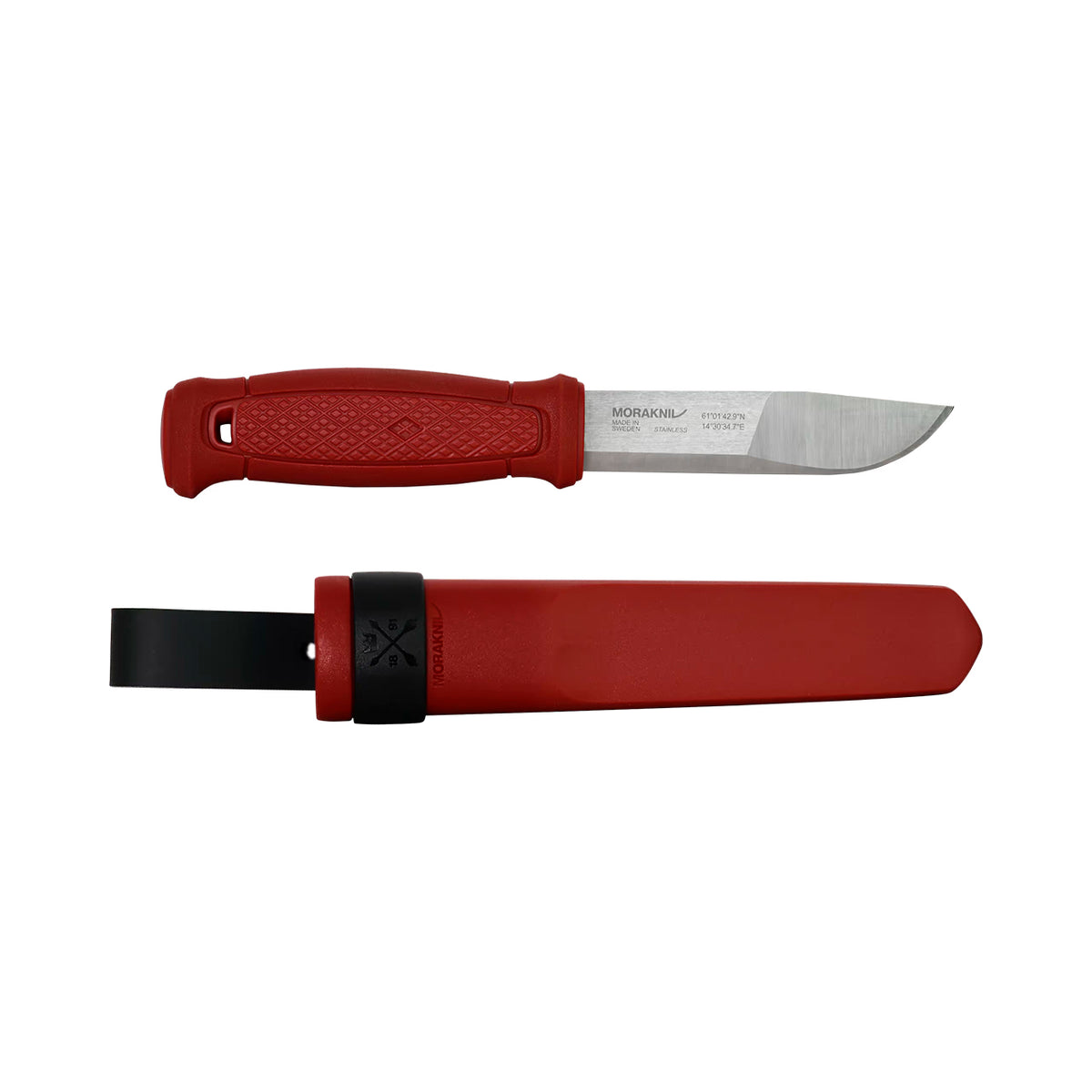 Cuchillo de supervivencia Morakniv Kansbol Dala Red™ Edition (S) en acero inoxidable