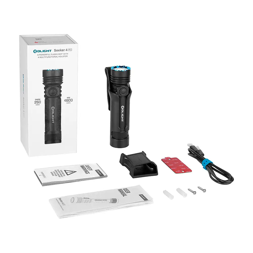 Linterna LED de mano Olight Seeker 4 Pro 4.600 lúmenes