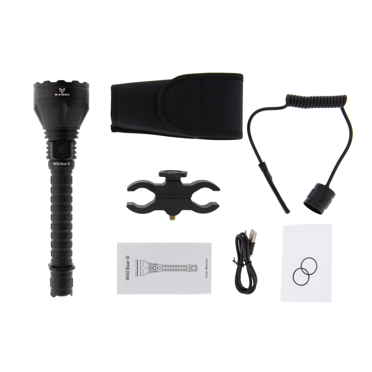 Linterna B-Vision WILD BOAR III imagen contenido caja