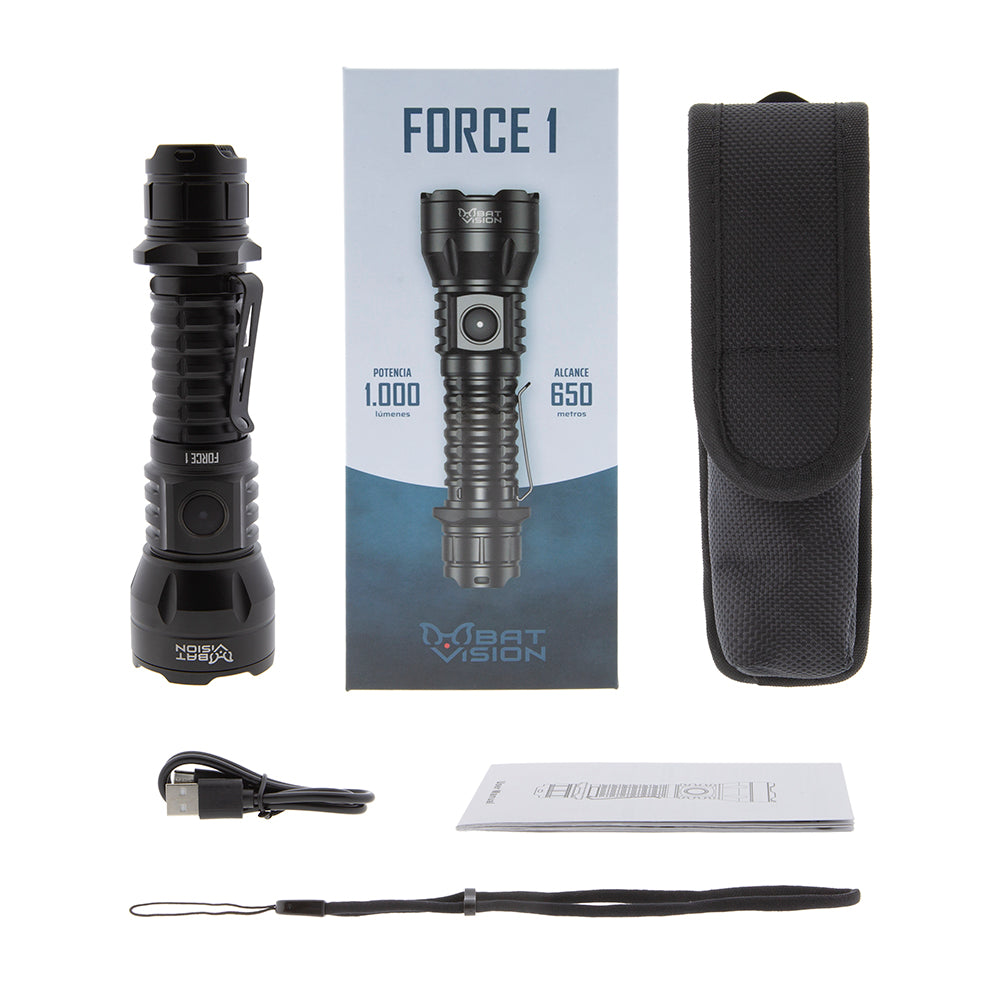 Linterna LED B-Vision FORCE ONE 1.000 lum