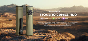 Linterna LED ultravioleta con puntero verde Olight Arkfeld Ultra 1.400 lúmenes