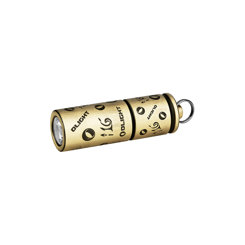 Linterna llavero Olight i16 Brass Anniversary – edición limitada 16.º aniversario, recargable