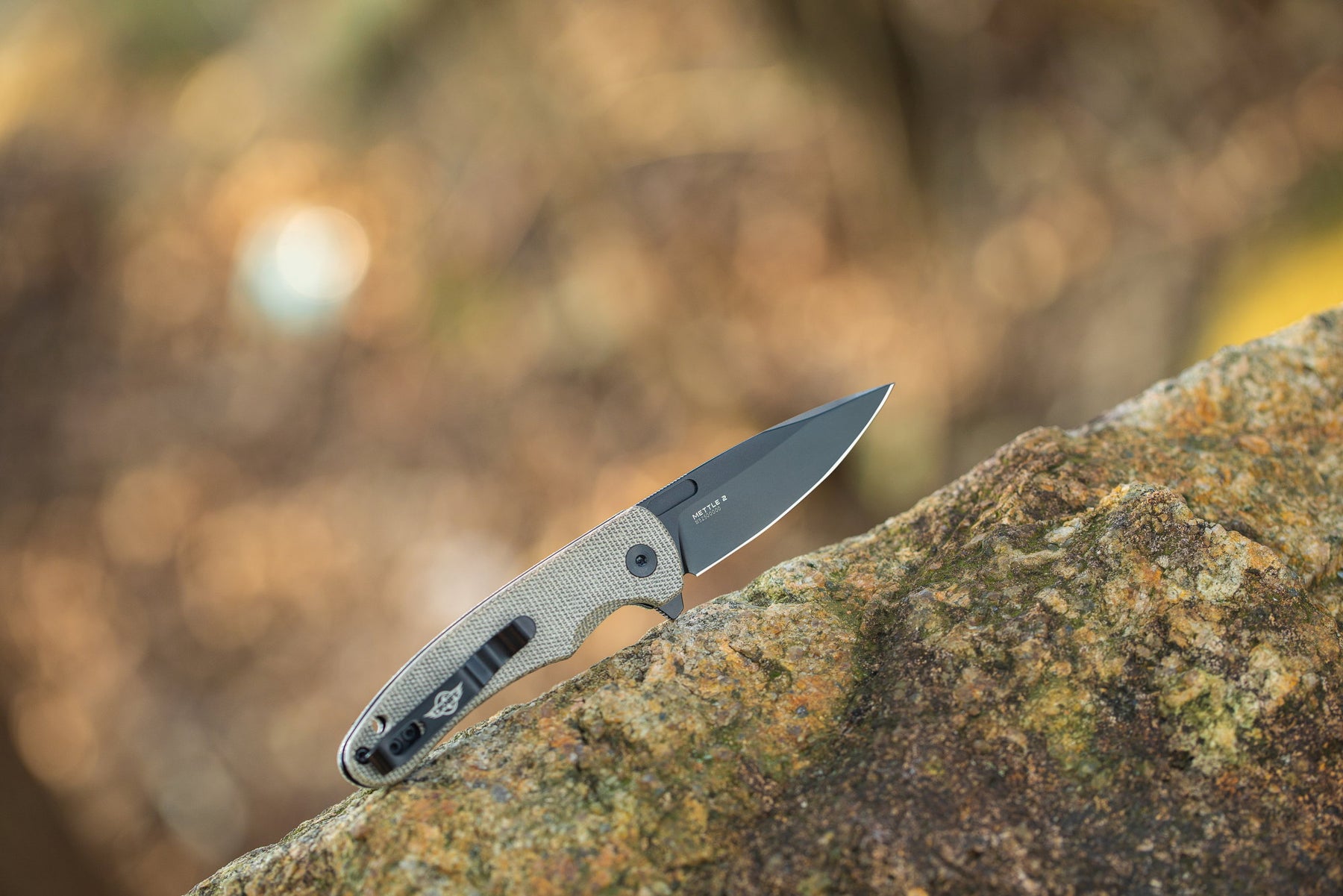 Navaja plegable Oknife Mettle 2 OD Green Micarta