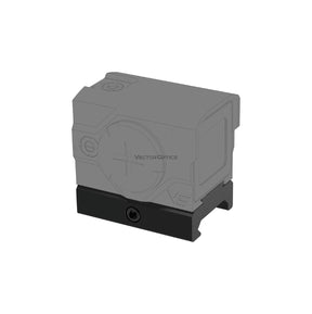 Montura con Huella VOD Vector Optics Weaver/Picatinny Baja para puntos rojos