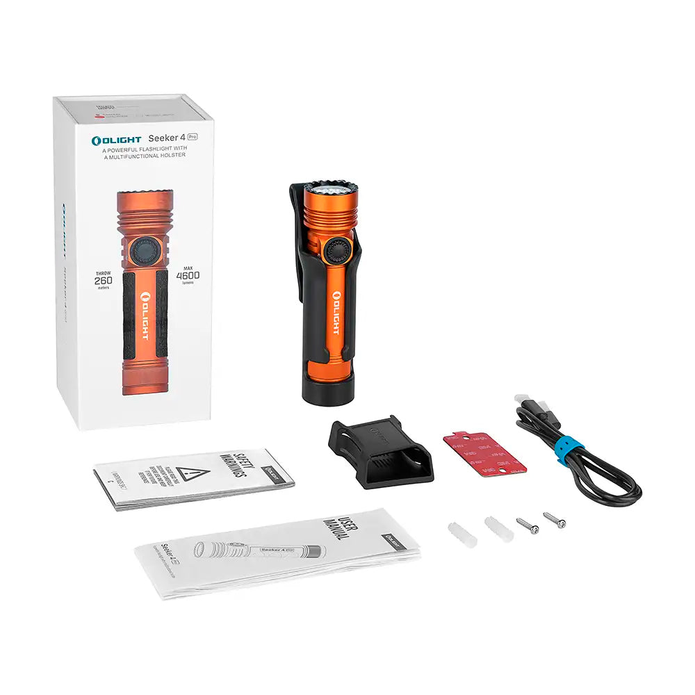 Linterna LED de mano Olight Seeker 4 Pro 4.600 lúmenes