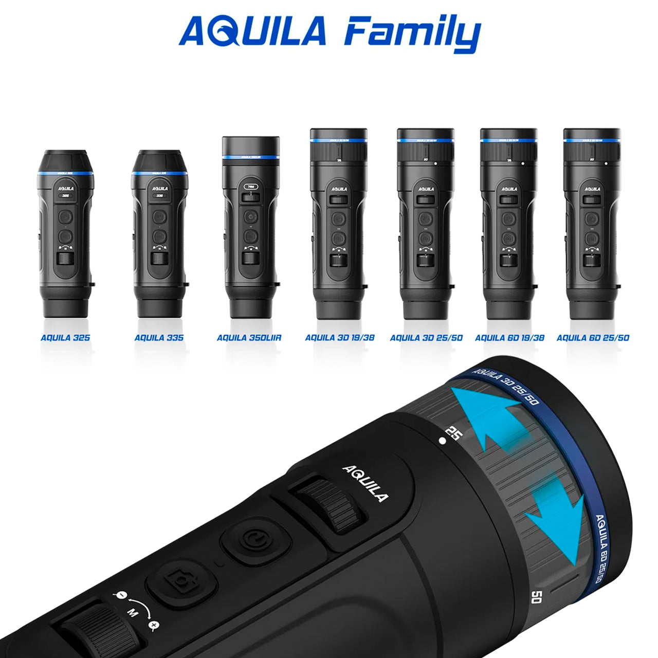 Monocular térmico multiespectro Conotech Aquila 3D con telémetro en lente