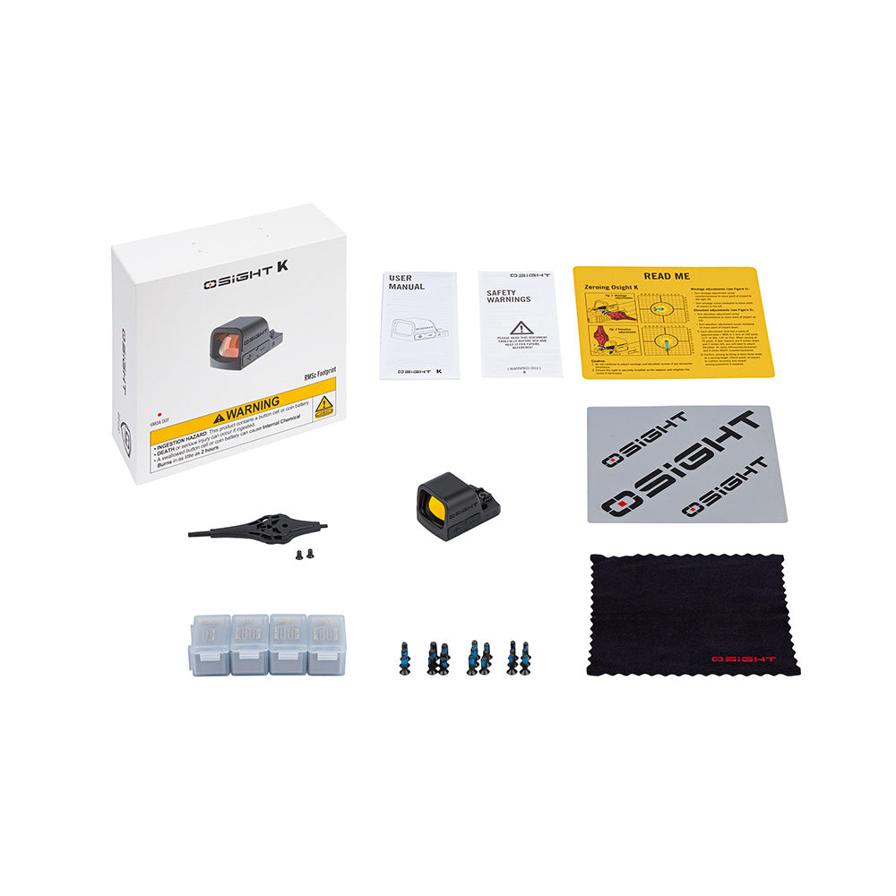 Visor de punto rojo OSIGHT K - 6 MOA carcasa de aluminio