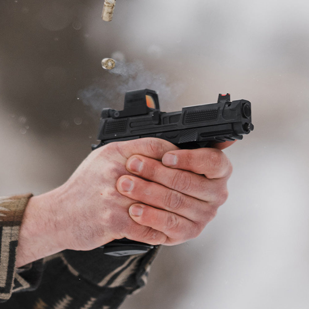 Visor de punto rojo multi-retícula OSIGHT S - 2 MOA + 32 MOA con carcasa OAL