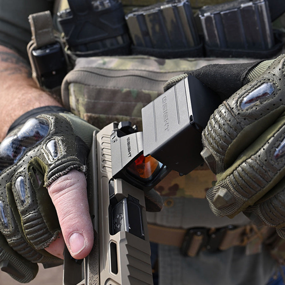 Visor de punto rojo multi-retícula OSIGHT X - 3 MOA + 32 MOA con carcasa OAL