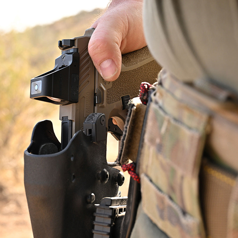 Visor de punto rojo multi-retícula OSIGHT X - 3 MOA + 32 MOA con carcasa OAL