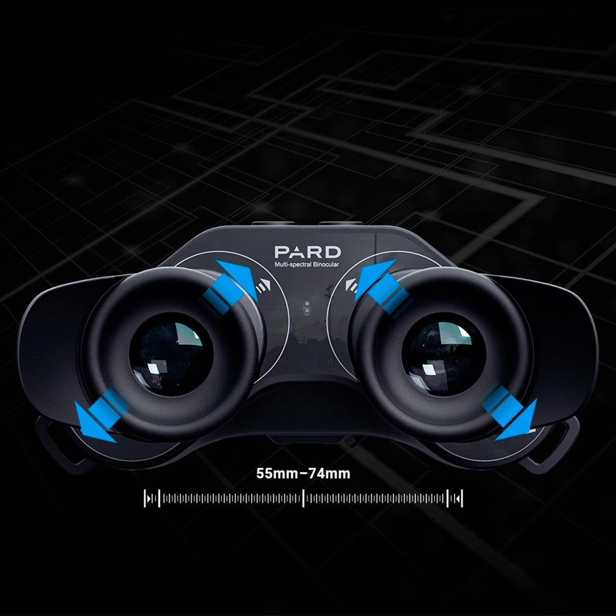 Prismáticos multiespectro PARD Osprey 4K con telémetro láser integrado