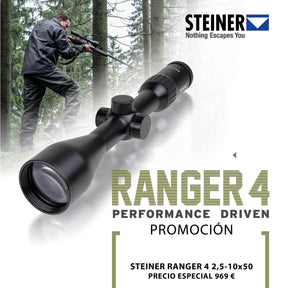 Visor Steiner Ranger 4 Retícula iluminada 4A