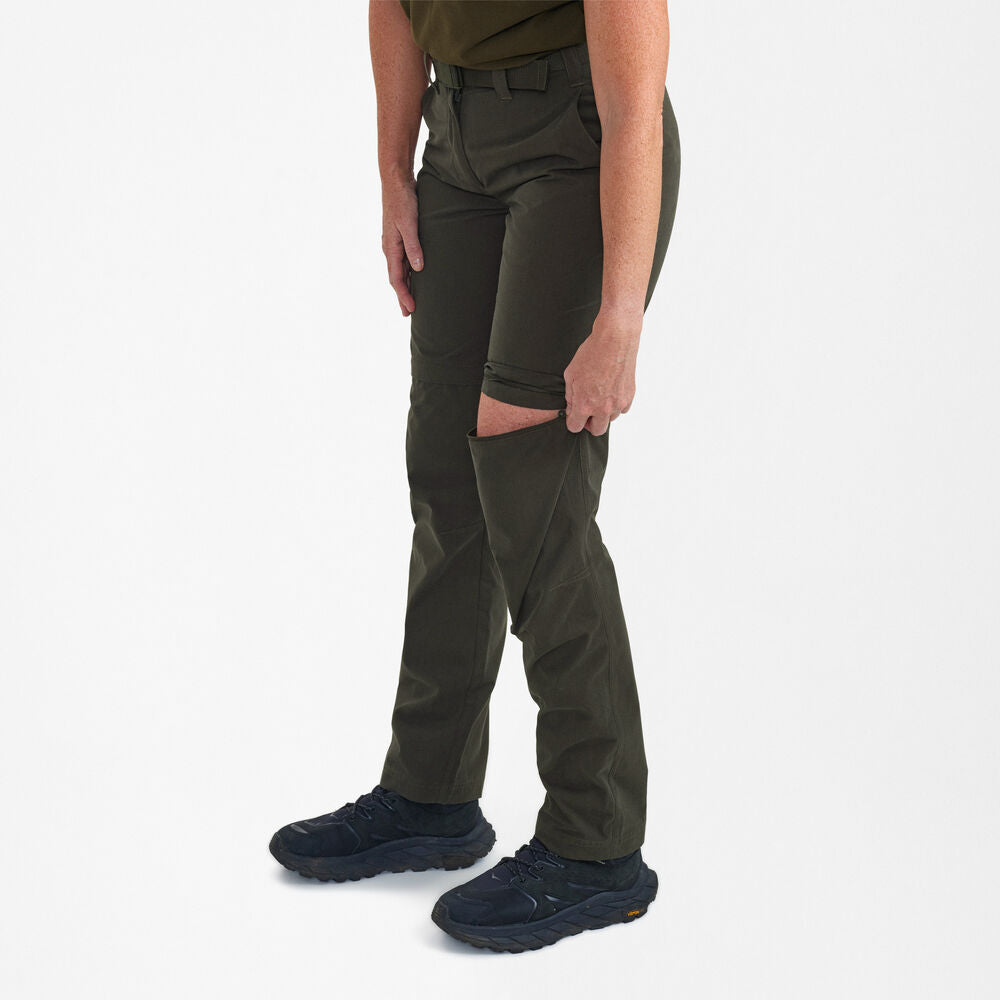 Pantalones convertibles en cortos DEERHUNTER Lady Slogen Zip-Off