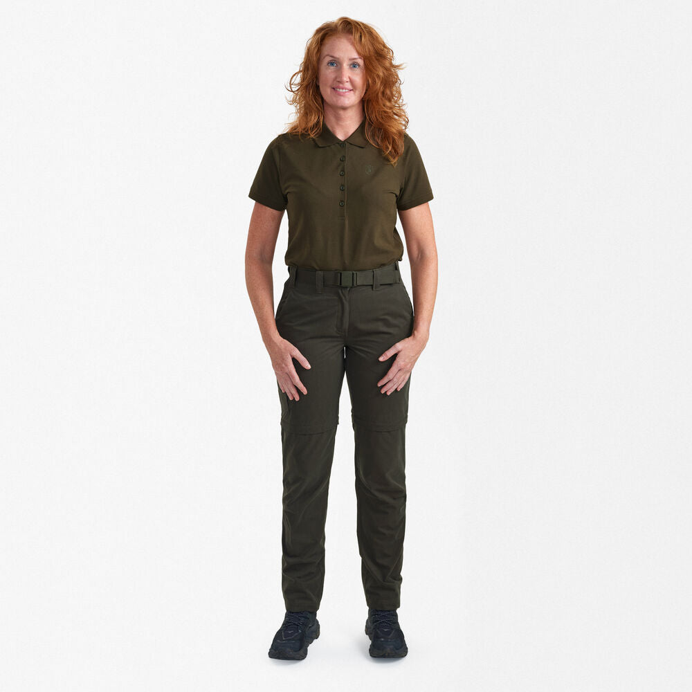 Pantalones convertibles en cortos DEERHUNTER Lady Slogen Zip-Off