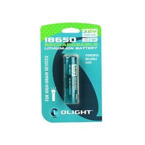 Pila Recargable Olight 18650 3400mAH con PCB