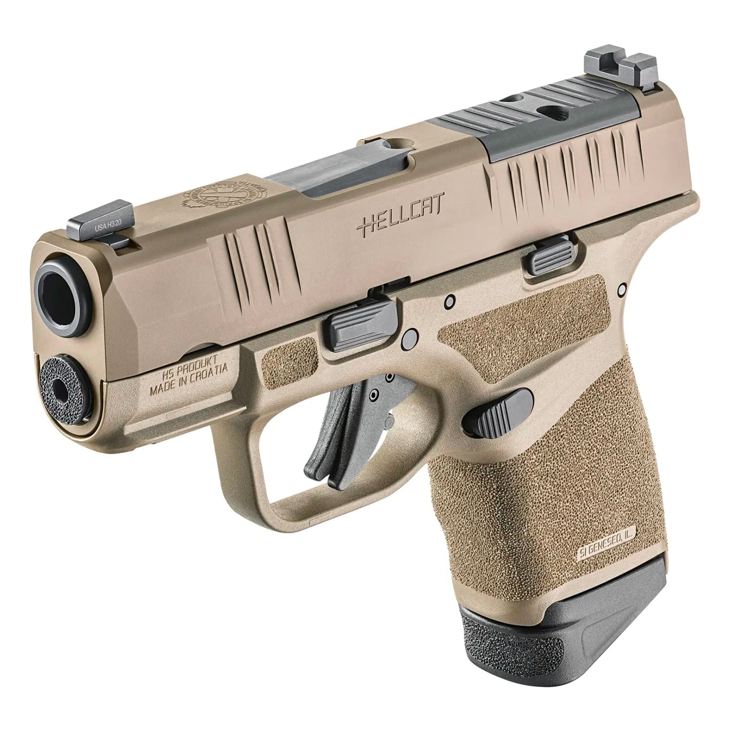 Pistola semiautomática Springfield Armory Hellcat Micro Compact OSP 3"
