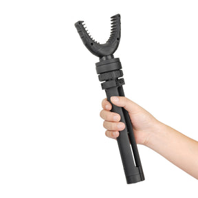 Porta Aim U, soporte en mano