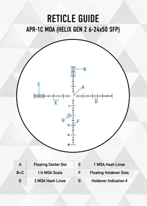Visor Element Optics Helix Gen2 6-24X50 SFP