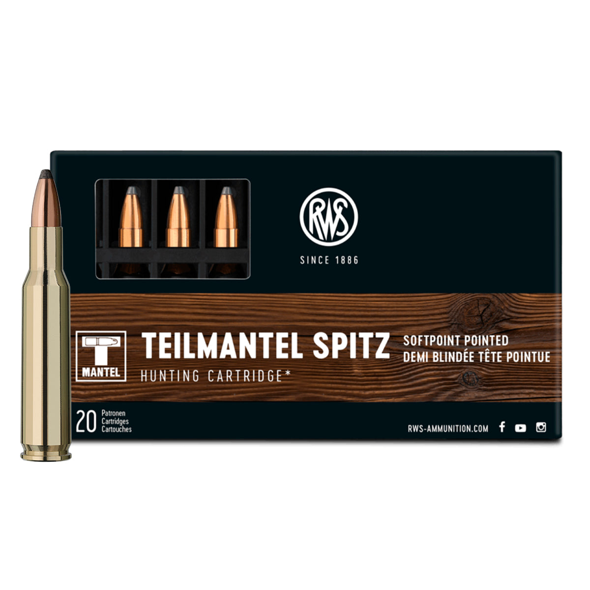 Munición Caza Teil Mantel RWS TM