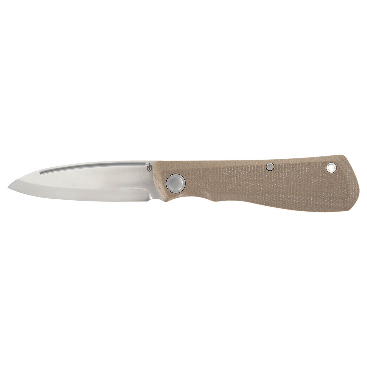 Cuchillo plegable Mansfield filo liso micarta GERBER