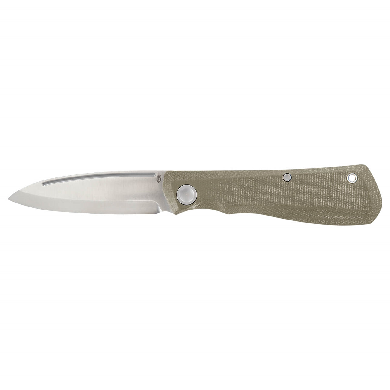 Cuchillo plegable Mansfield filo liso micarta GERBER