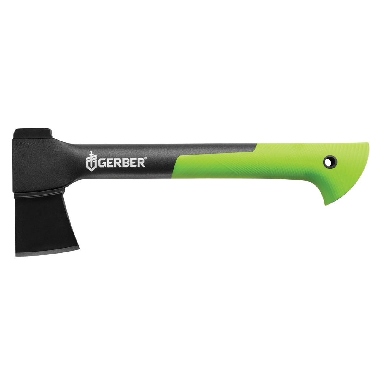 Hacha compacta Freescape 14" filo liso negro/verde GERBER