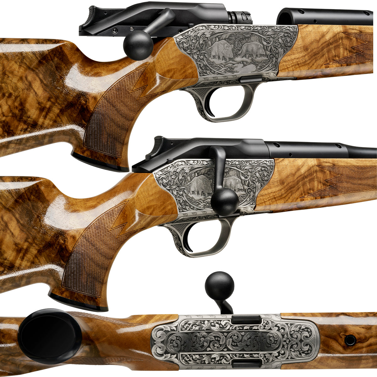 Rifle de cerrojo rectilíneo Blaser R8 Grand Luxe