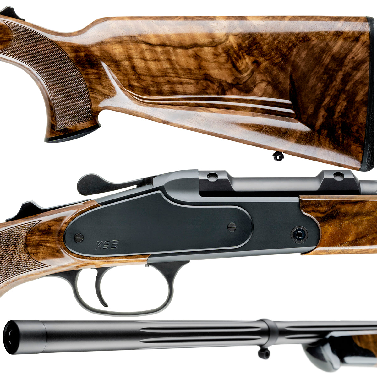 Rifle monotiro Blaser K95 Black Edition
