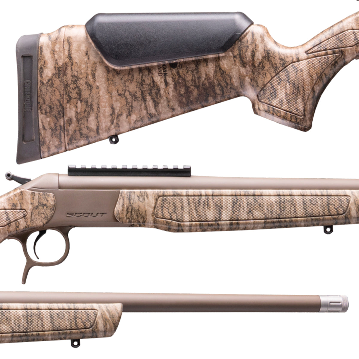 Escopeta monotiro CVA Scout Spur Mossy Oak