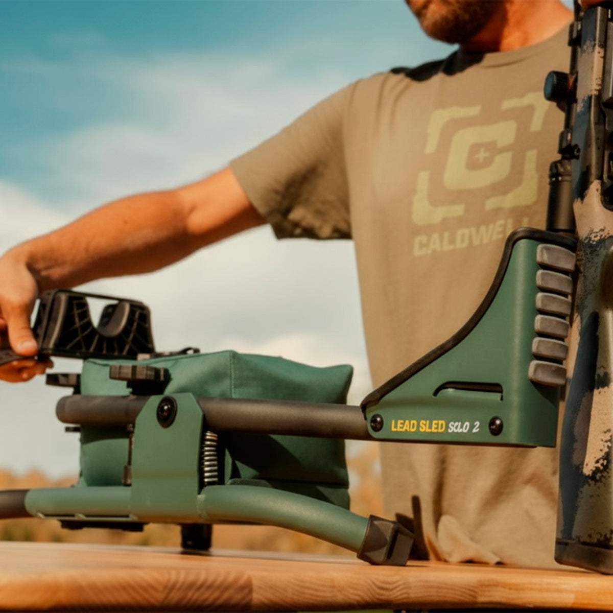 Soporte para rifle Caldwell Lead Sled Solo 2