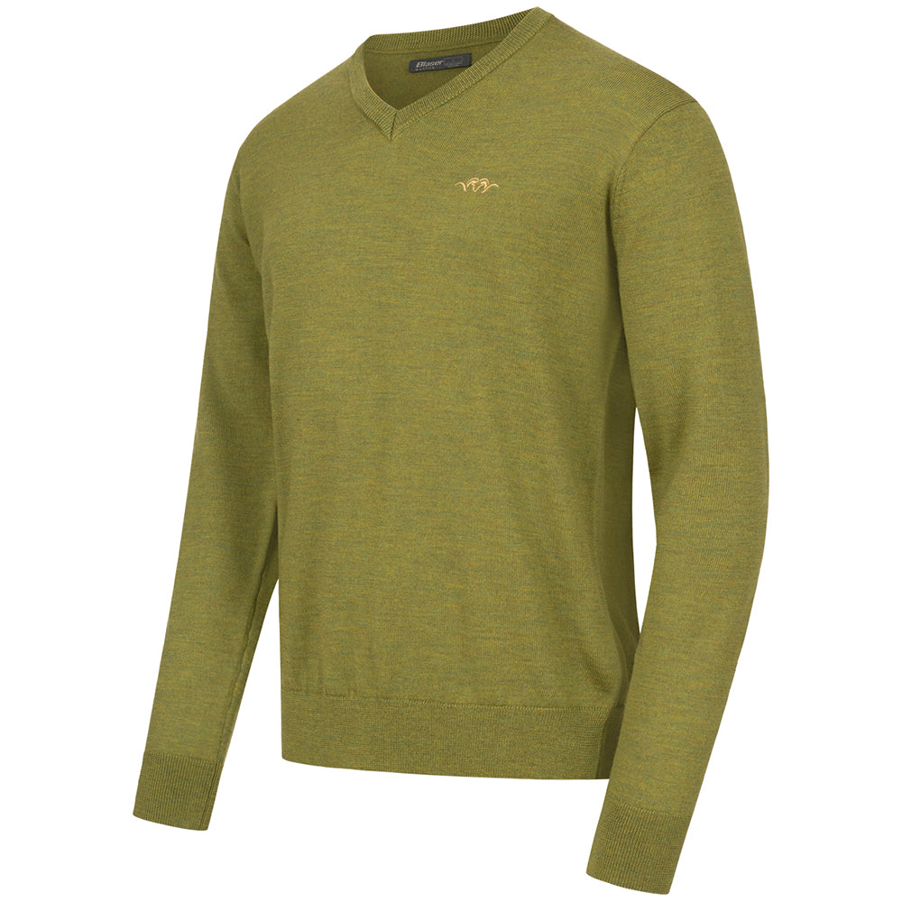 Suéter de lana merino BLASER cuello en V