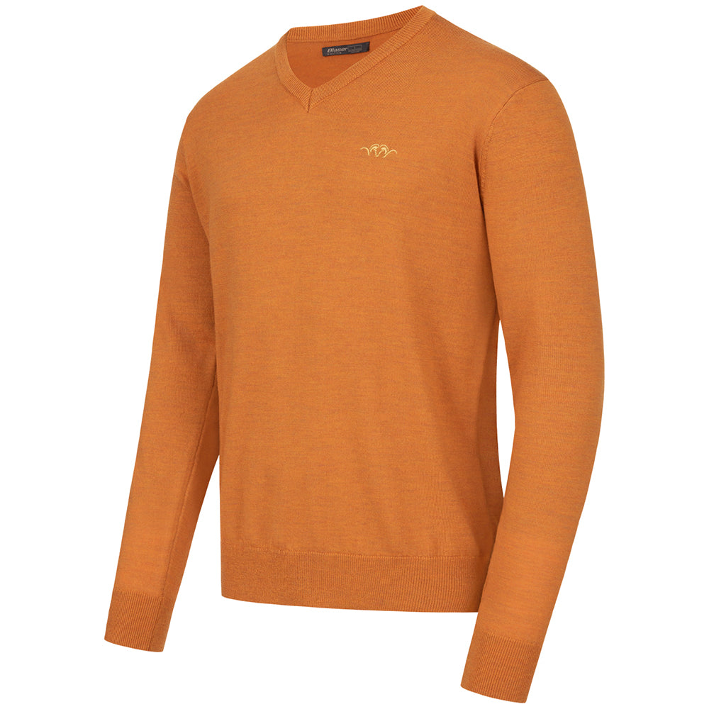 Suéter de lana merino BLASER cuello en V