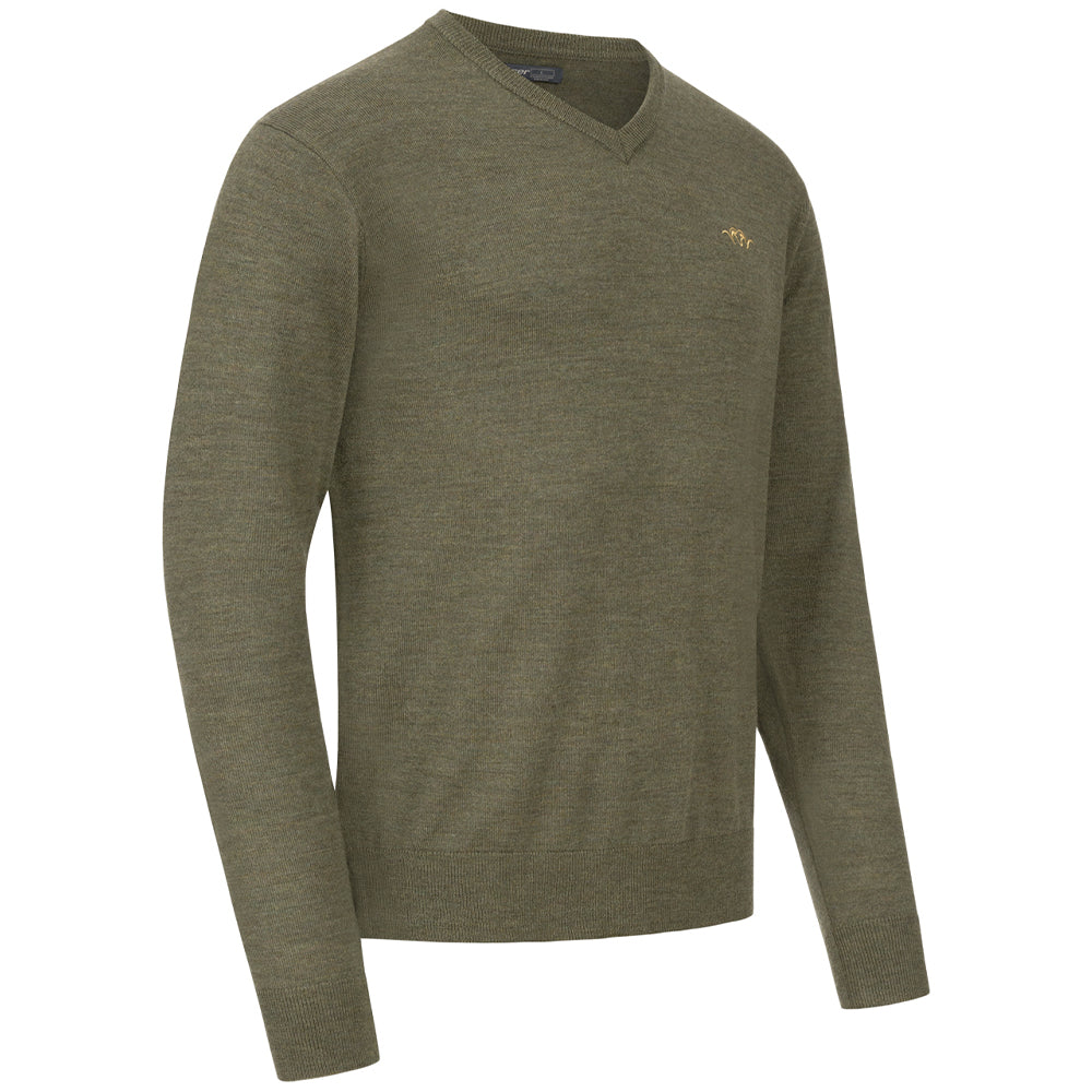Suéter de lana merino BLASER cuello en V