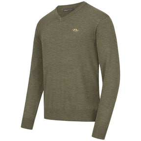 Suéter de lana merino BLASER cuello en V
