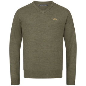 Suéter de lana merino BLASER cuello en V
