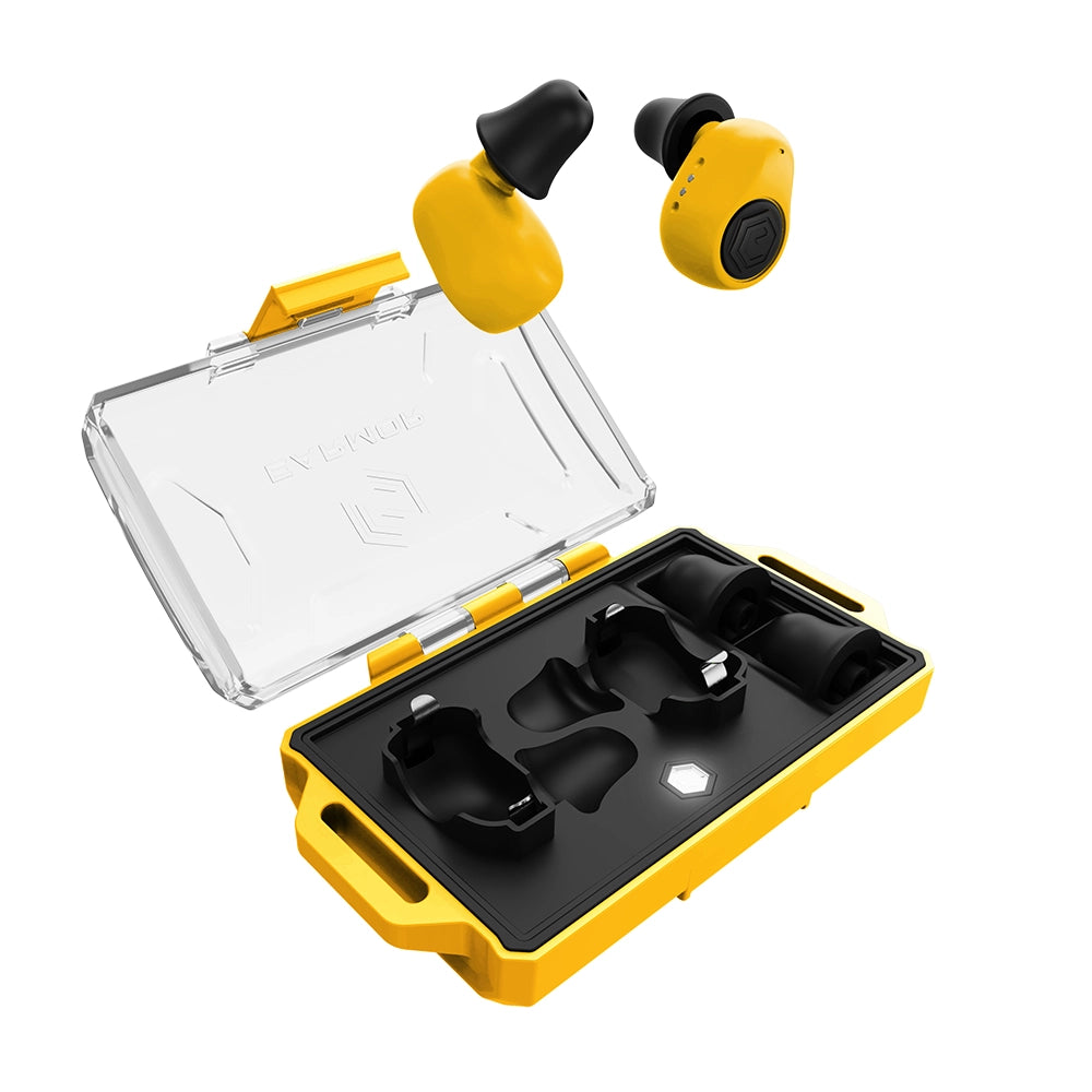 Tapones auditivos electrónicos Earmor M23T AI Amarillo imagen principal