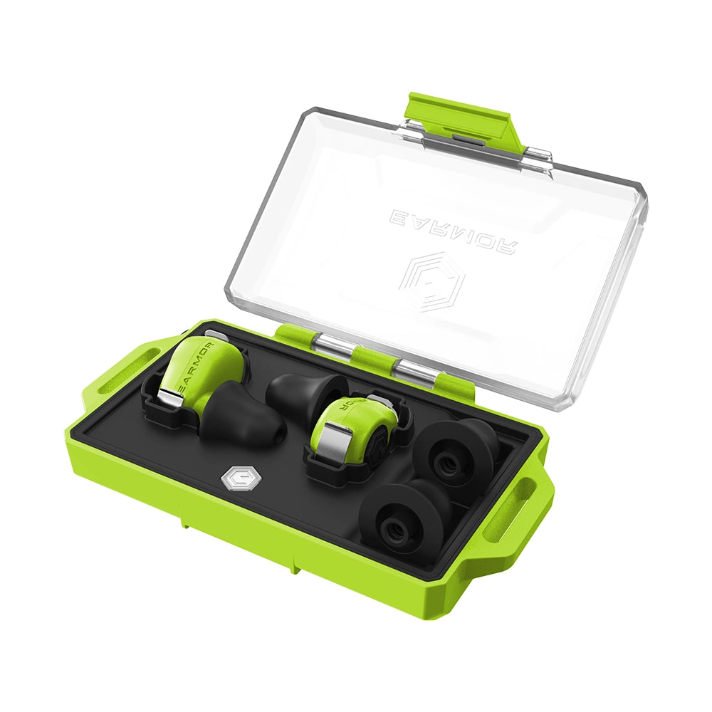 Tapones auditivos electrónicos Earmor M23T AI Verde imagen secundaria