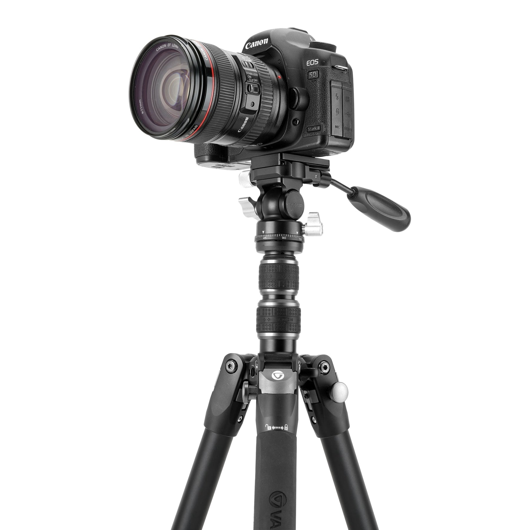 Trípode Veo 3T 265HAP con cámara SONY DSLR