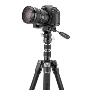 Trípode Veo 3T 265HAP con cámara SONY DSLR
