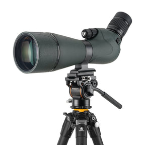 Rótula de vídeo Veo PV-14 con telescopio terrestre