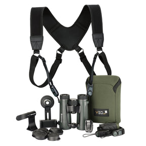 Kit de Prismáticos Veo HD IV 8x42 con arnés y adaptador digiscoping