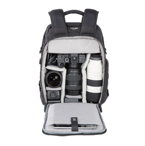 Mochila de foto táctica Veo Range T37M BG con cámara interior y tele objetivo