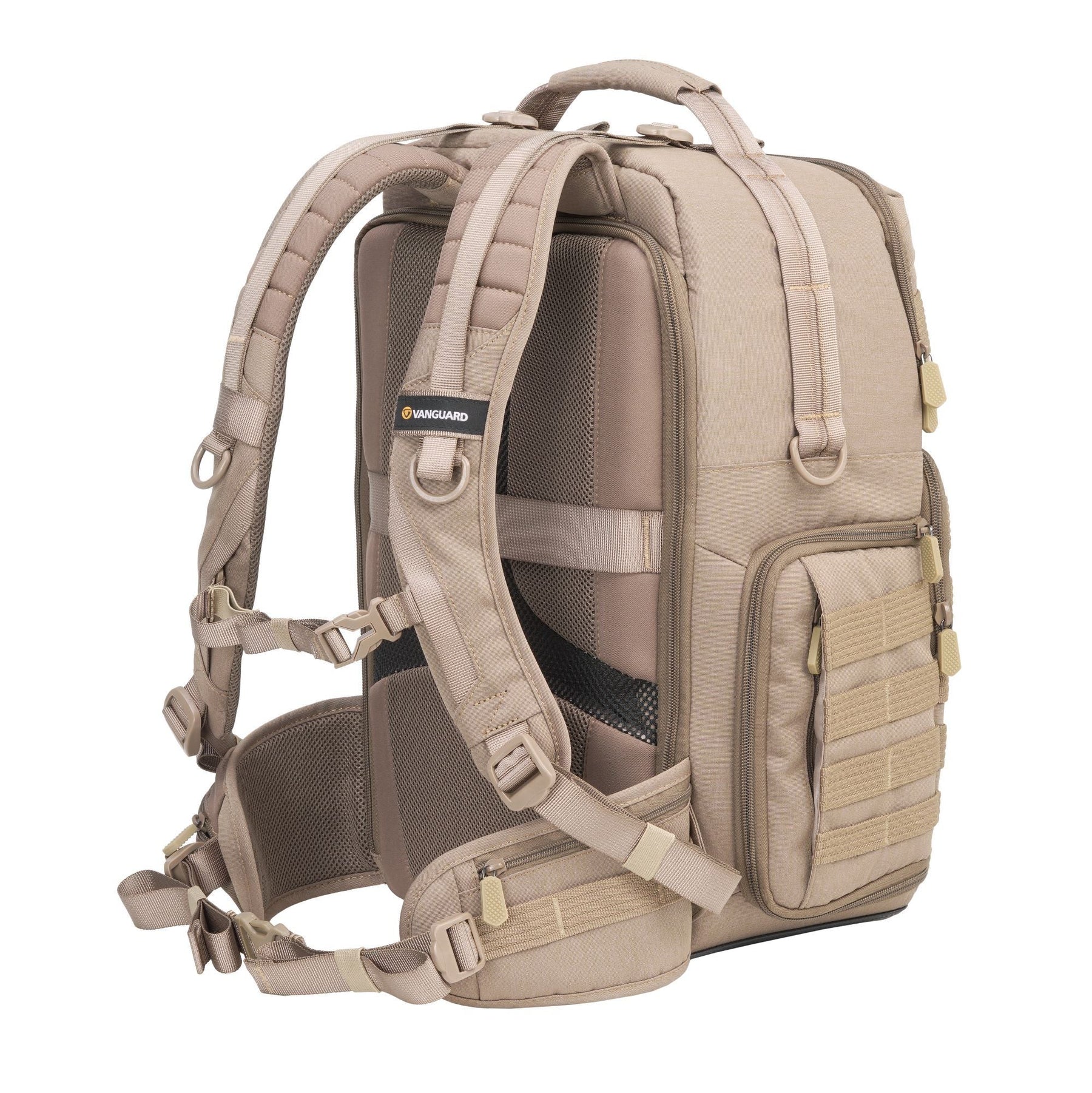 Mochila para cámara y equipo táctica Veo Range T48 BG, ángulo posterior 1